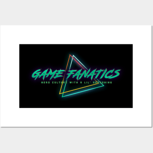 Game Fanatics - Nerd Culture Green Posters and Art